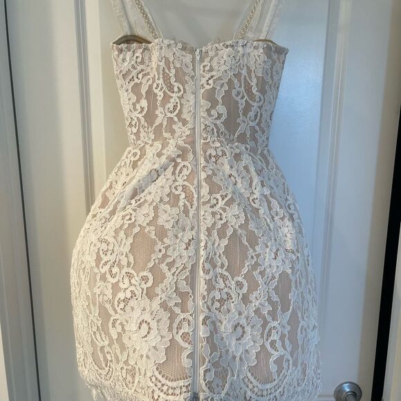 NEW BRONX AND BANCO Colette Lace Mini Dress, wedding bridal dress - Picture 11 of 16